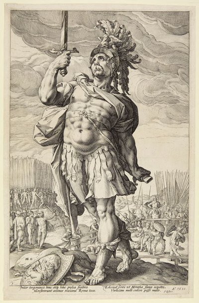 Publius Horatius von Hendrick Goltzius