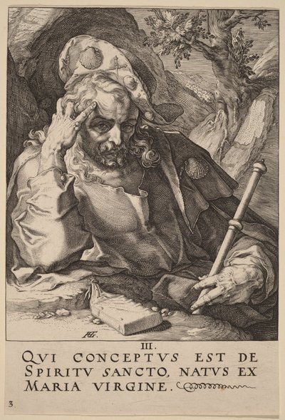 Heiliger Jakobus der Ältere von Hendrick Goltzius