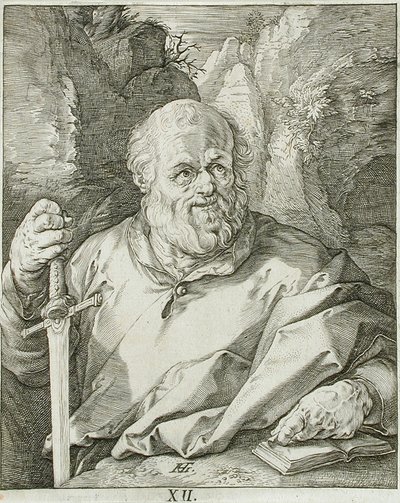 Heiliger Matthias von Hendrick Goltzius