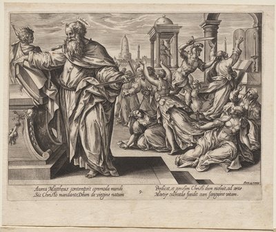 St. Matthäus von Hendrick Goltzius