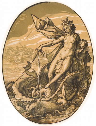 Tethys von Hendrick Goltzius