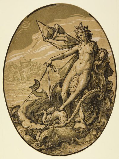 Tethys von Hendrick Goltzius