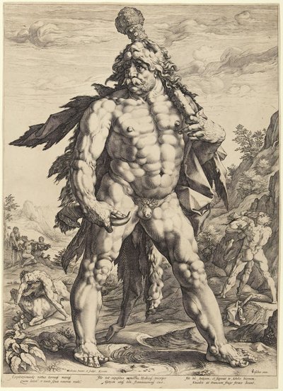 Der große Herkules oder „Knollenman“ von Hendrick Goltzius