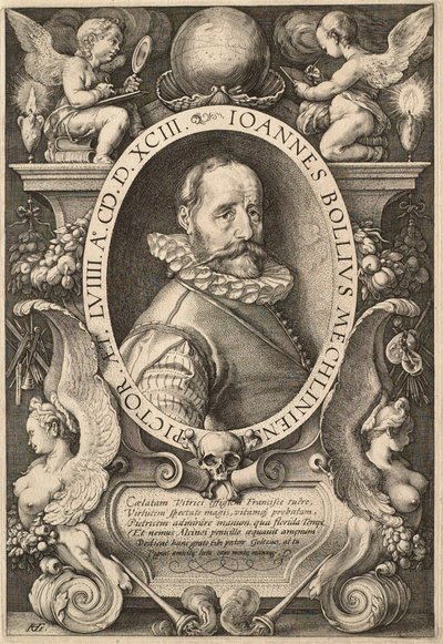 Der Maler Hans Bol (1534-1593) von Hendrick Goltzius