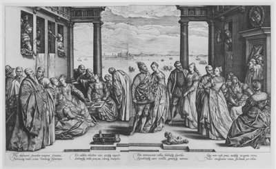 Die venezianische Hochzeit von Hendrick Goltzius