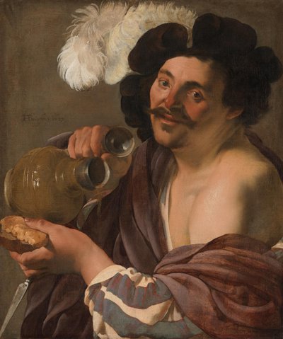 Der Zecher von Hendrick ter Brugghen
