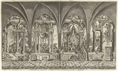 Malereien im Refektorium der St. Michaelsabtei in Antwerpen von Hendrik Causé
