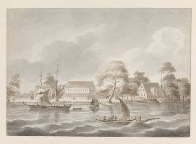 Plantage Jagtlust am Suriname-Fluss von Hendrik Huygens