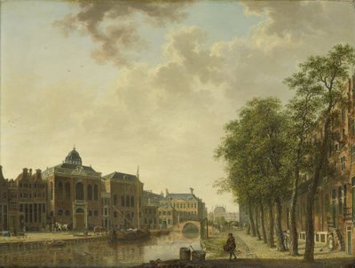 Ansicht des Houtmarkts von Hendrik Keun