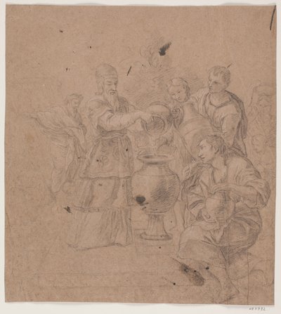 Abraham und Melchisedek. (1. Mose 14, 17 f.) von Hendrik Krock
