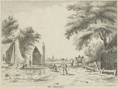Ansicht eines Flusses von Hendrik Roosing