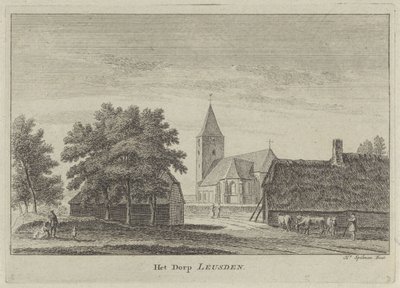 Ansicht von Leusden von Hendrik Spilman