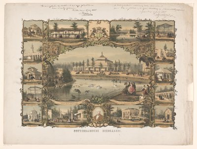 Ansichten des Zoos in Rotterdam von Hendrik Wilhelmus Last