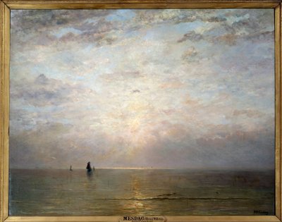 Sonnenuntergang. Gemälde von Hendrik Wilhem Mesdag (1831-1915), holländische Schule, 19. Jahrhundert. Öl auf Leinwand. Paris, Musee d