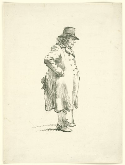 Porträt des Bettlers Hendrik Delbroeck von Hendrik van der Burgh