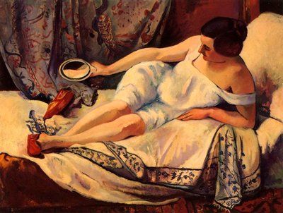 Frau erhebt sich von Henri Charles Manguin