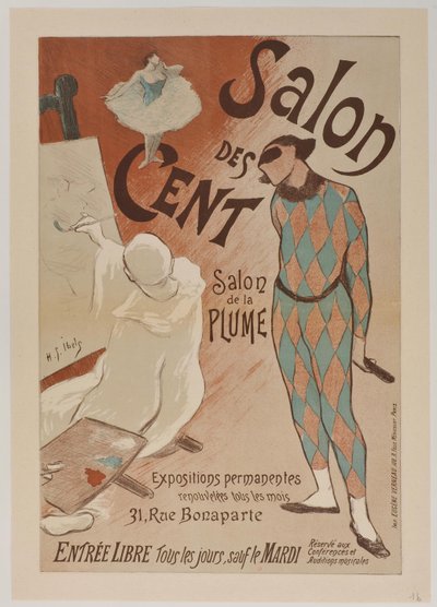 Salon des Cent. Februar 1894 von Henri-Gabriel Ibels