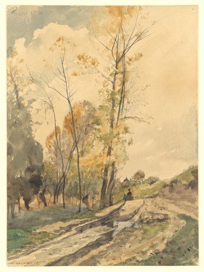 Landschaft bei Famars von Henri-Joseph Harpignies