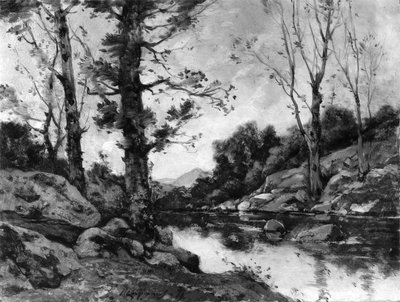 Blick in der Nähe von Hérisson von Henri-Joseph Harpignies