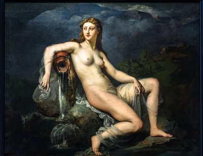 Wasser und Frühling von Henri (1814-82) Lehmann