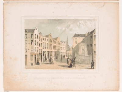 Ansicht des Brunnens Manneken Pis in Brüssel von Henri Borremans (attributed to)