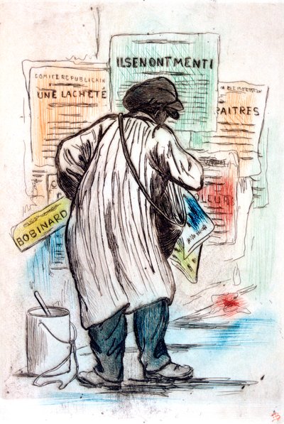 Der Plakatmann, ca. 1900-1919 von Henri Boutet