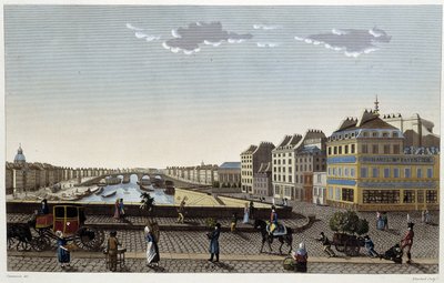 Paris, die Pont Notre-Dame - in „Vues de Paris“ von Courvoisier von Henri Courvoisier Voisin