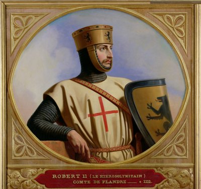 Robert II le Hierosolymitain, Graf von Flandern (gest. 1111) 1843 von Henri Decaisne