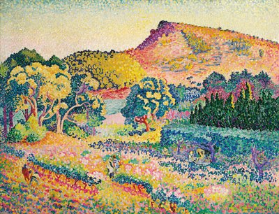 Landschaft mit Le Cap Negre, 1906 von Henri Edmond Cross