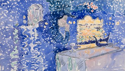 Venedig: Nacht des Festes des Erlösers, 1903 von Henri Edmond Cross