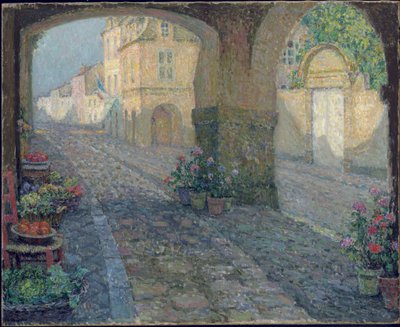 Boutique in der alten Veranda von Henri Eugene Augustin Le Sidaner