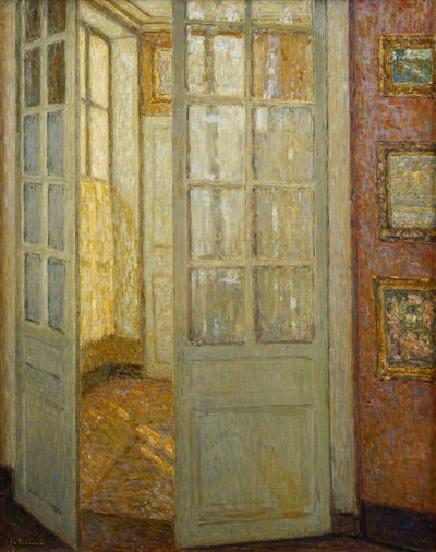 Intimität in Rosa und Gold, Versailles von Henri Eugene Augustin Le Sidaner