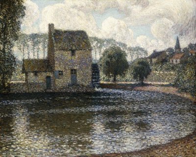 Die graue Windmühle von Henri Eugene Augustin Le Sidaner