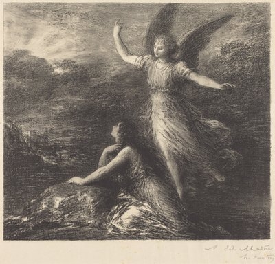 Debüt aus „Das Paradies und die Peri“ (2. Tafel) von Henri Fantin-Latour