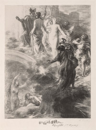 Finale des Rheingold von Henri Fantin-Latour