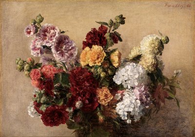 Malvenstrauß von Henri Fantin-Latour