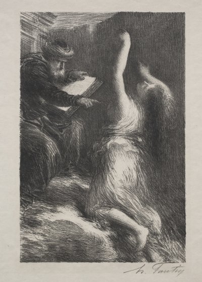 Parsifal, Akt II: Evokation von Kundry von Henri Fantin-Latour