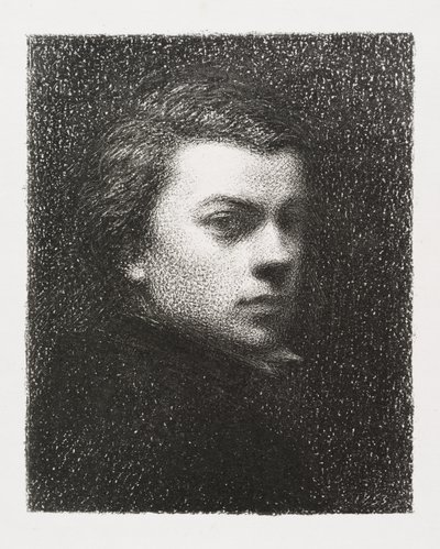 Porträt von Monsieur Fantin-Latour im Alter von siebzehn Jahren von Henri Fantin-Latour