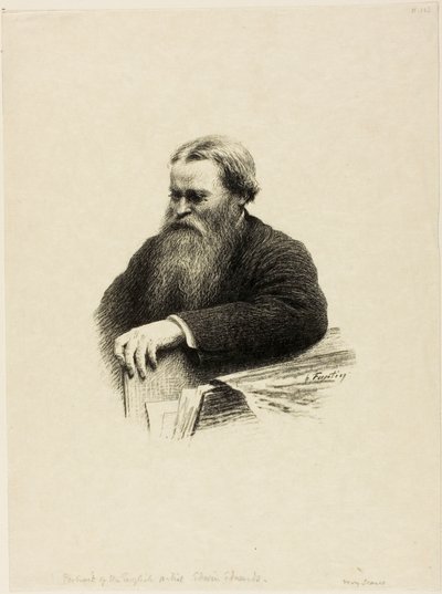 Porträt des Künstlers Edwin Edwards von Henri Fantin-Latour