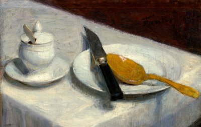 Stillleben mit Senftopf von Henri Fantin-Latour
