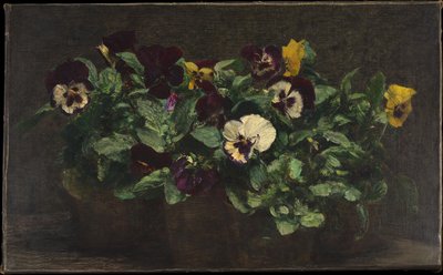 Stillleben mit Stiefmütterchen von Henri Fantin-Latour