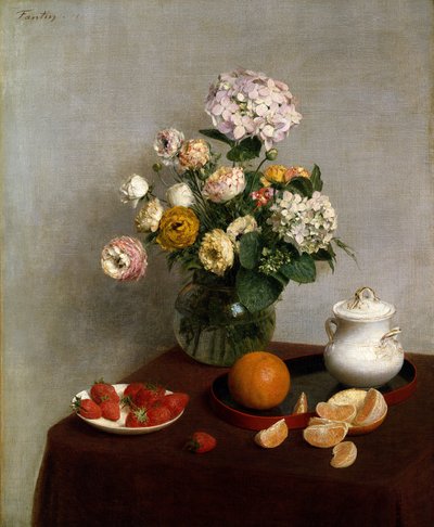 Blumen und Früchte von Henri Fantin Latour