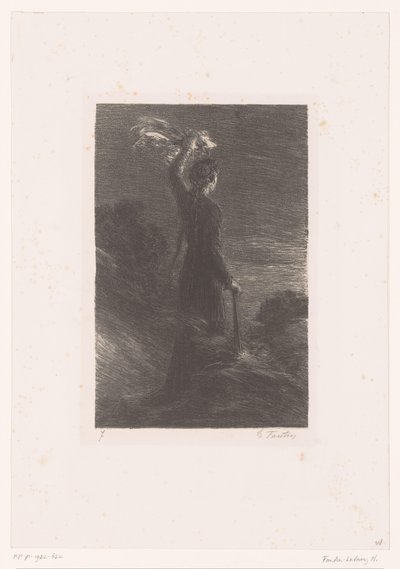 Isolde gibt Tristan das vereinbarte Signal von Ignace Henri Jean Fantin Latour