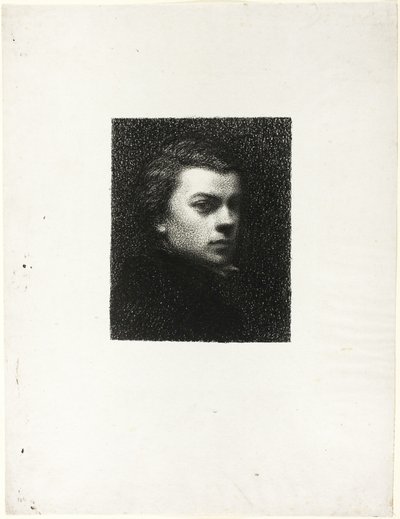 Porträt des Künstlers im Alter von siebzehn Jahren von Ignace Henri Jean Fantin Latour