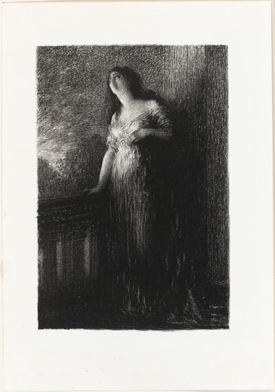 Romeo und Julia: Vertrauen in der Nacht von Ignace Henri Jean Fantin Latour