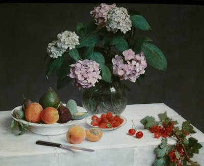 Stillleben oder La Table Garnie von Henri Fantin Latour