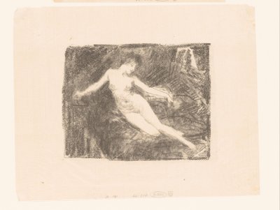 Studie einer nackten, erwachenden Frau von Ignace Henri Jean Fantin Latour