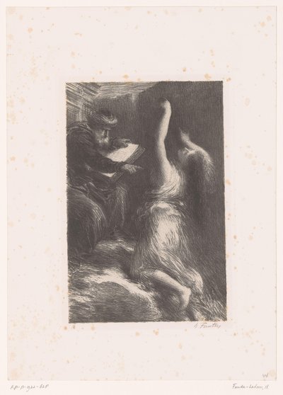Zauberer Klingsor ruft Kundry herbei von Ignace Henri Jean Fantin Latour