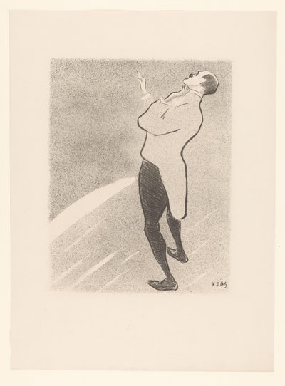 Porträt des Kabarettisten Kam-Hill von Henri Gabriel Ibels