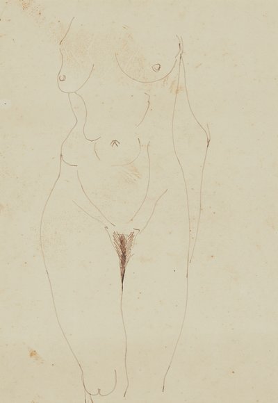 Weiblicher Akt-Torso von Henri Gaudier Brzeska